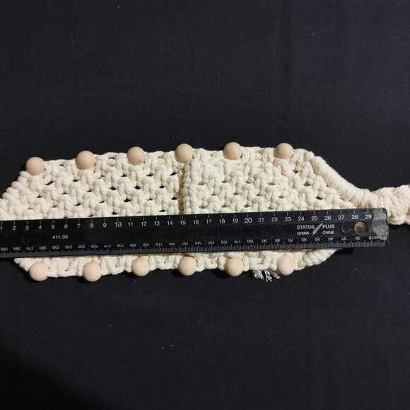 Set of 2 Cotton Hanging Baskets NWOT #7 - Picture 3 of 7